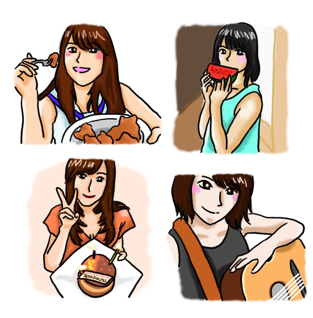 おしゃれ！あなたの写真をそのままイラストにします 似顔絵 制作。SNSアイコンや名刺、プレゼントも！ イメージ5