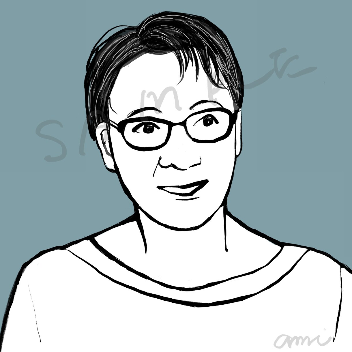 あなただけの似顔絵描きます シンプルなイラストでセンス良く！ イメージ1