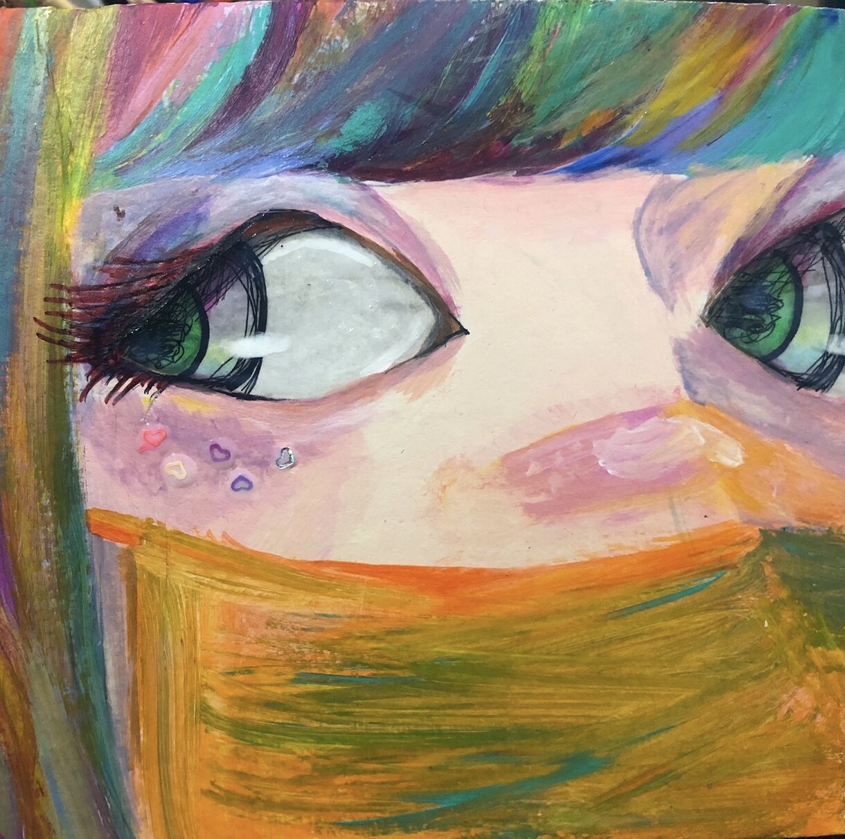 最安値で夢かわいいアイコンを描きます 推しとのツーショットアイコンや推し事の夢かわいい絵を描きます イメージ3