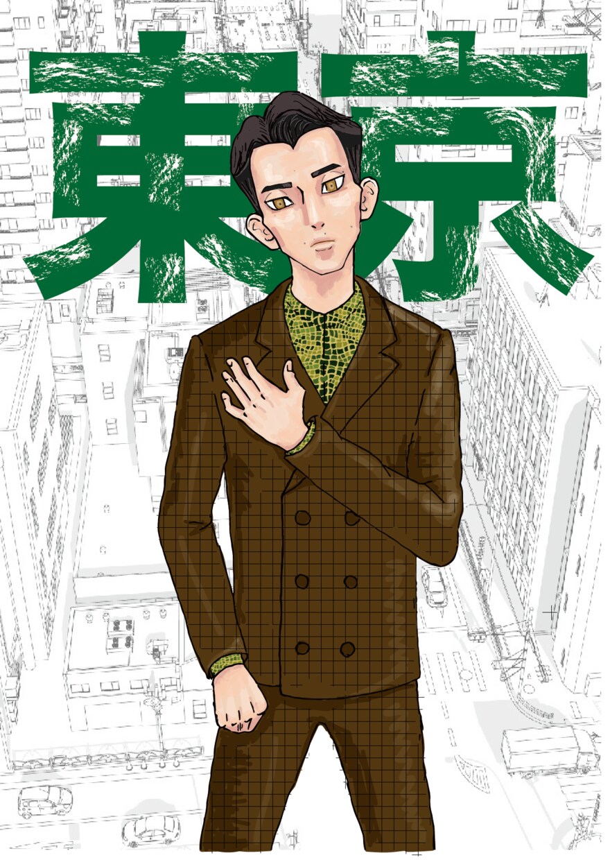 デジタル納品！お好きなアニメ風の似顔絵描きます まるで自分の好きなアニメの中に入ったみたい？ イメージ2