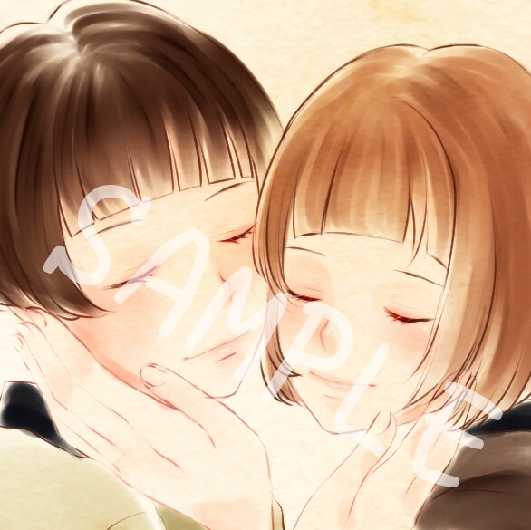 SNSのアイコン作成します かわいい系、キレイめ系が多めです。唇と目を描くのが好きです。 イメージ5
