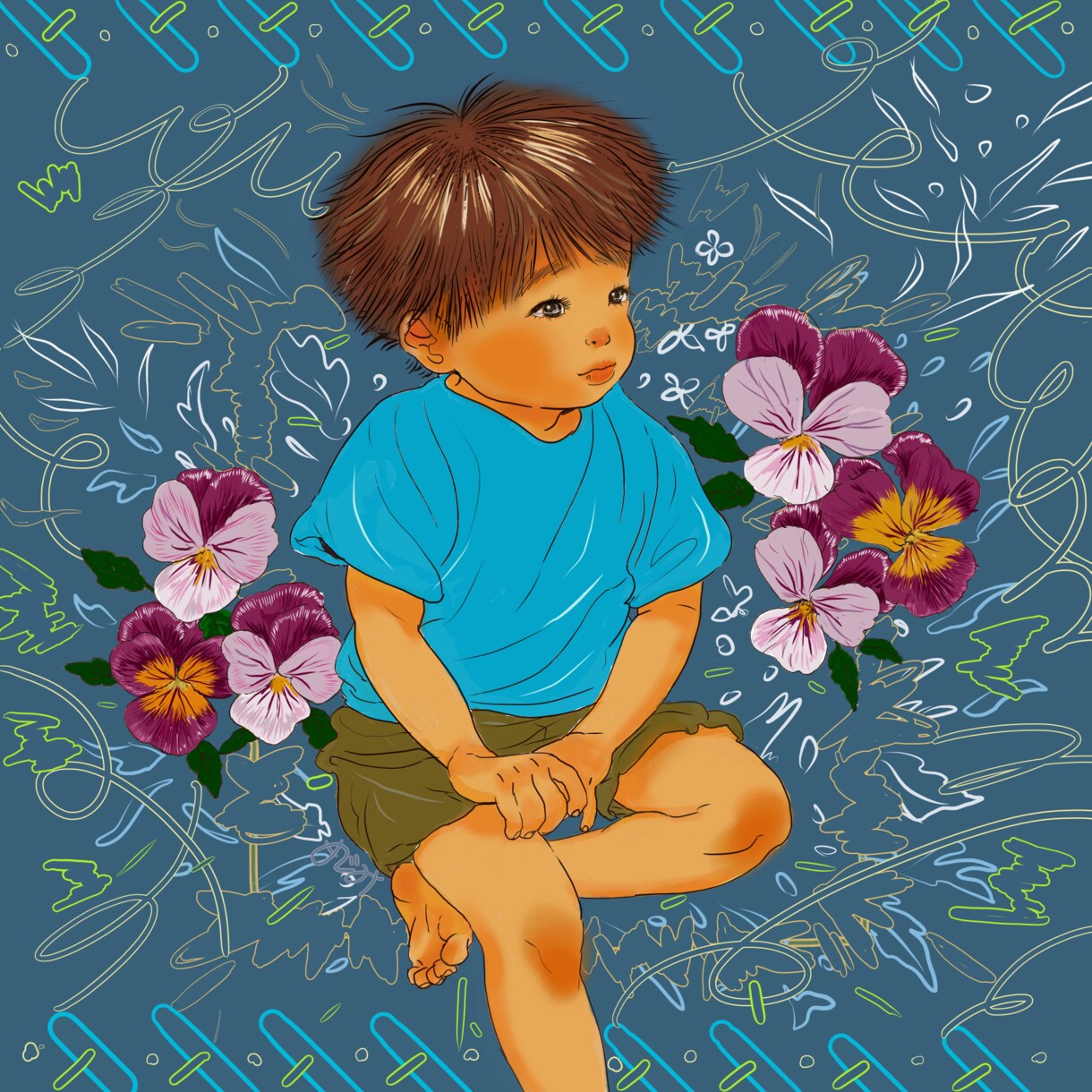 子どもや家族のイラストが得意！ご要望に合わせます 子どものかわいらしさ、家族のあたたかさなど描きます！ イメージ5