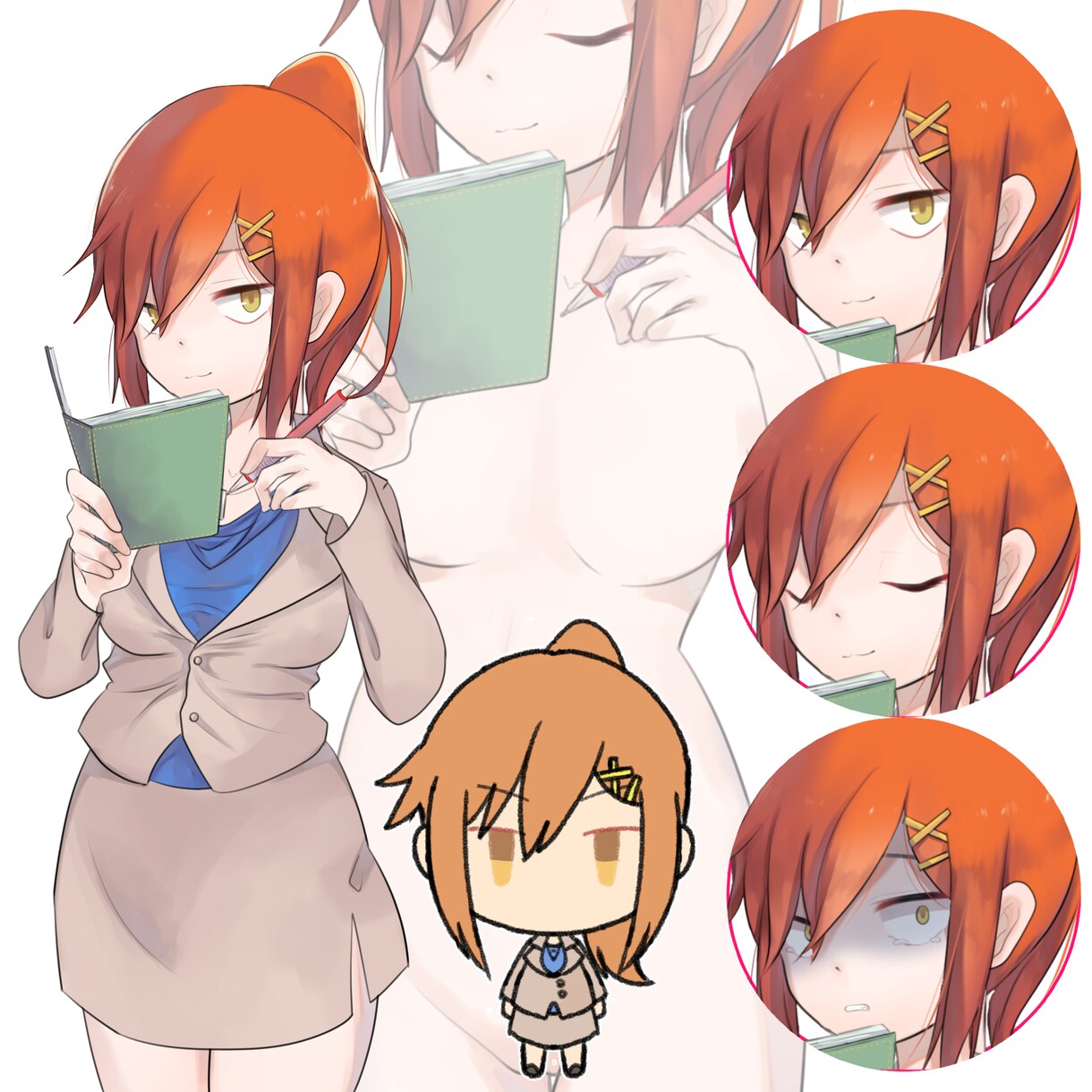 イラストお描きします アイコン・夢絵・TRPG用立ち絵・オリキャラ設定画等 イメージ2