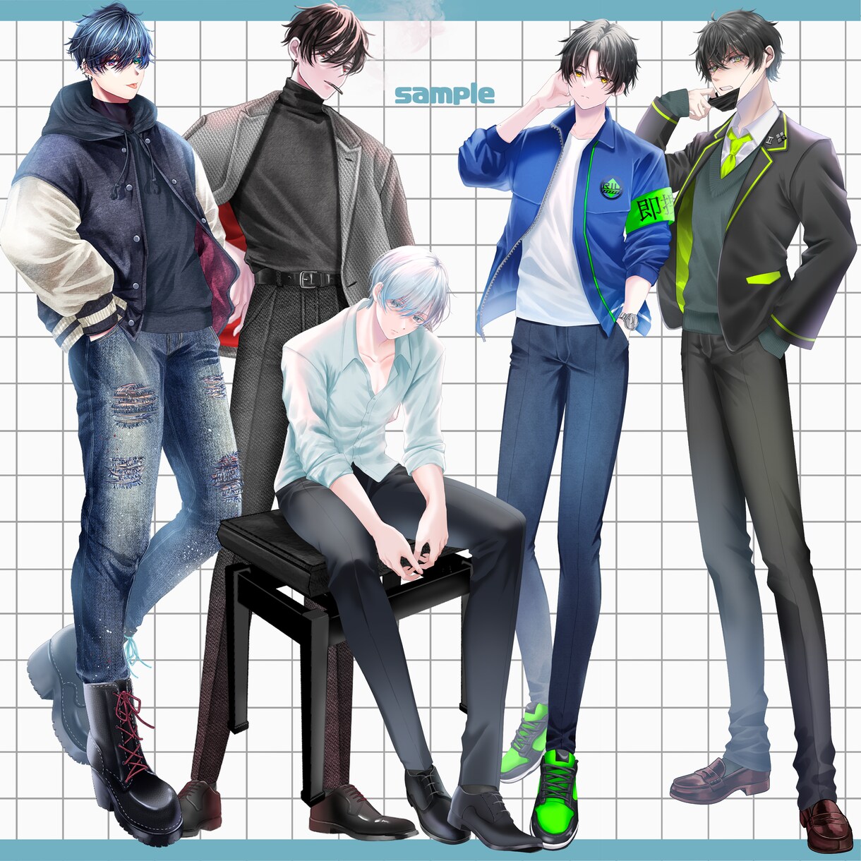 TRPG向け立ち絵イラストの制作をします 立ち絵、配信を想定したイラストをオーダーメイドで作成します！ イメージ5