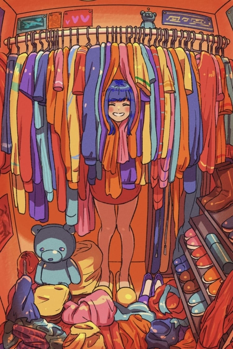 オリジナルなアニメタッチイラスト描きます MVイラスト、携帯ロック画面など要望に沿ってお描きします！ イメージ4