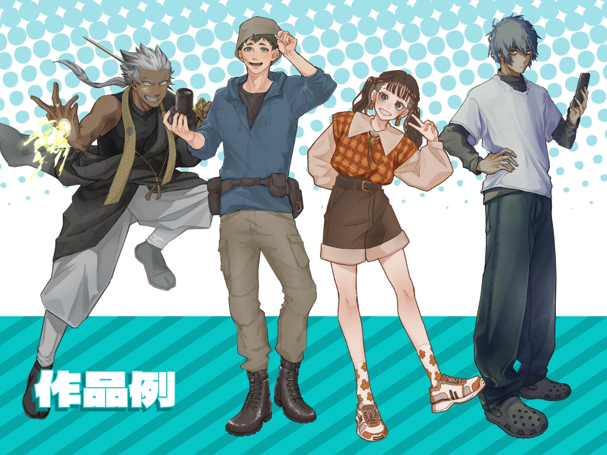 TRPG・グッズなどで使用できる立ち絵を作成します 表情差分2枚無料！戦闘立ち絵・動物・人外など対応可能です！ イメージ5