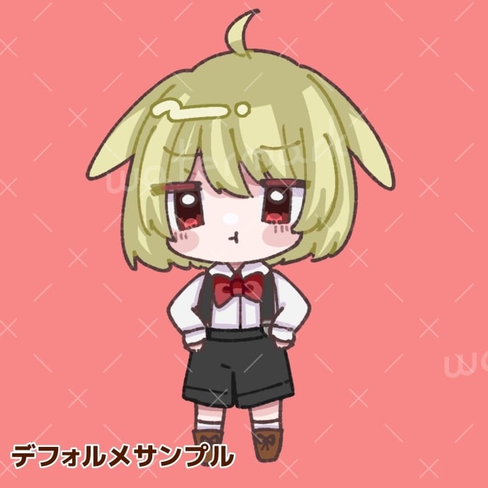 キャラクターのデフォルメイラスト作成します グッズやヘッダーの飾りなどに！ イメージ4