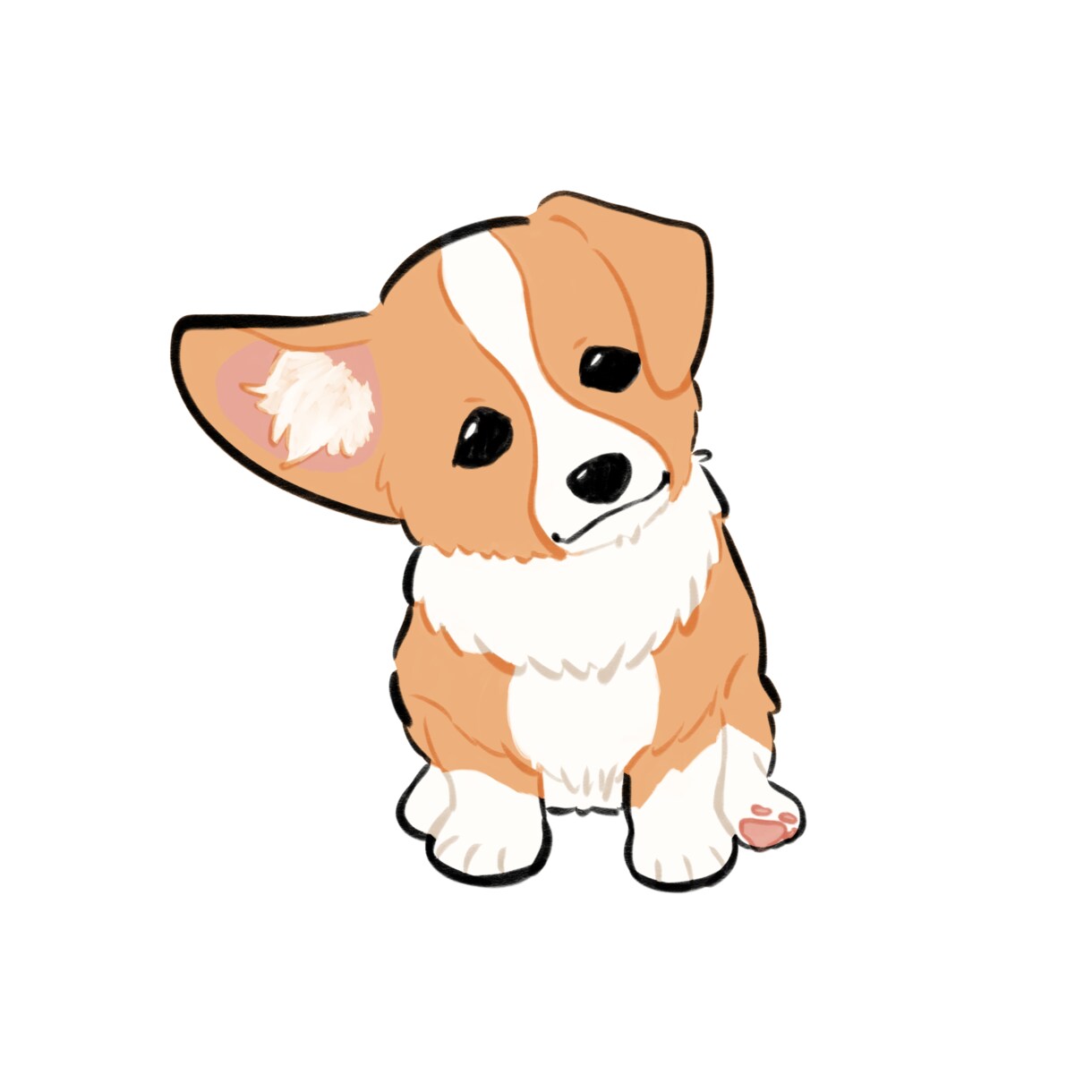 最短1日ネコやワンちゃんのアイコン、柄描けます シンプルでかわいい絵柄です動物好きな方是非 イメージ4