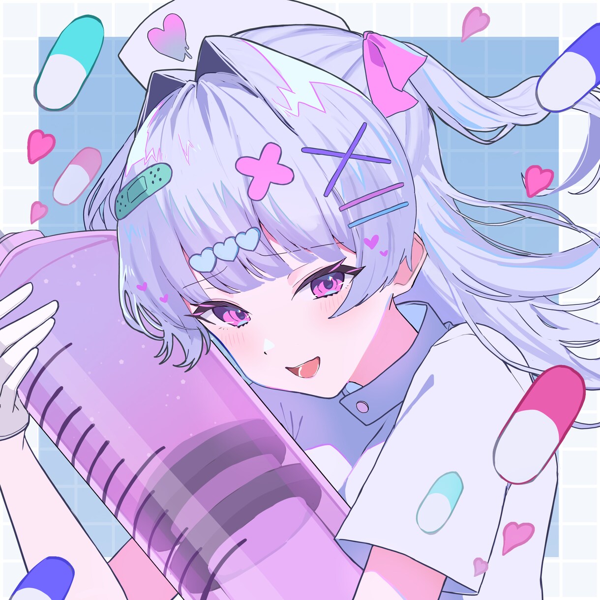 カラフルで可愛いイラストを制作いたします SNSのアイコンや一枚絵、サムネイルなど！ イメージ1