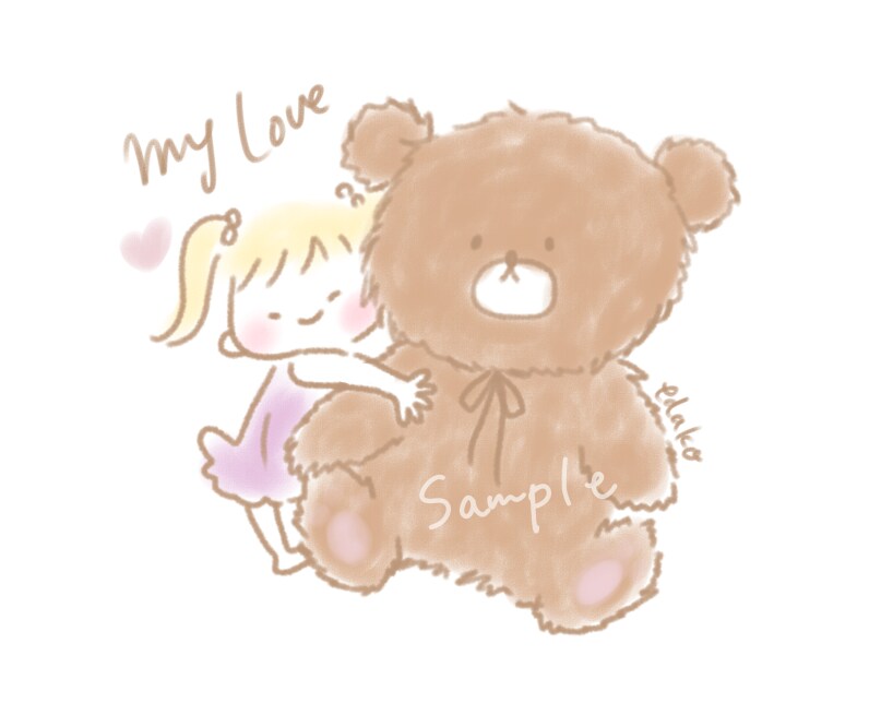 優しくてかわいいシンプル線画イラスト描きます 商用利用OK◎SNSアイコンから挿絵まで幅広く使い安い イメージ3
