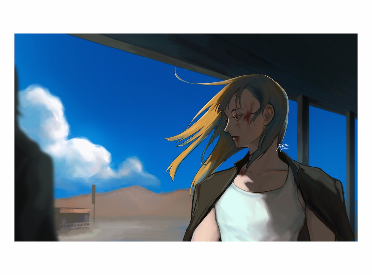 動画サムネに・顔中心キャライラスト描きます 雰囲気のある絵・大人、年齢を重ねたキャラが得意です イメージ5