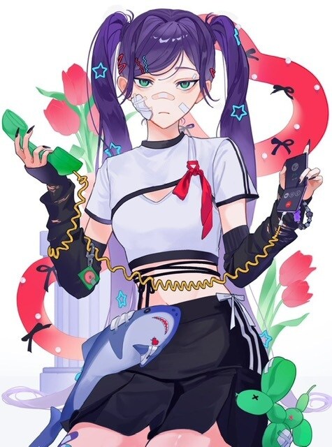 1枚絵~アニメーション付きイラストまで承ります アンニュイ可愛い/雰囲気のあるイラストをお探しの方は是非 イメージ1