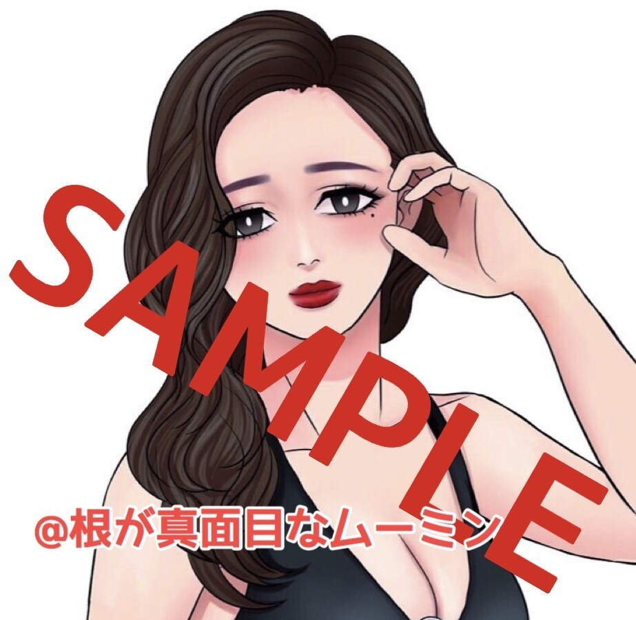 SNS用アイコンイラスト描きます 本気でSNS運用したい人　SNS起業家にオススメ イメージ3