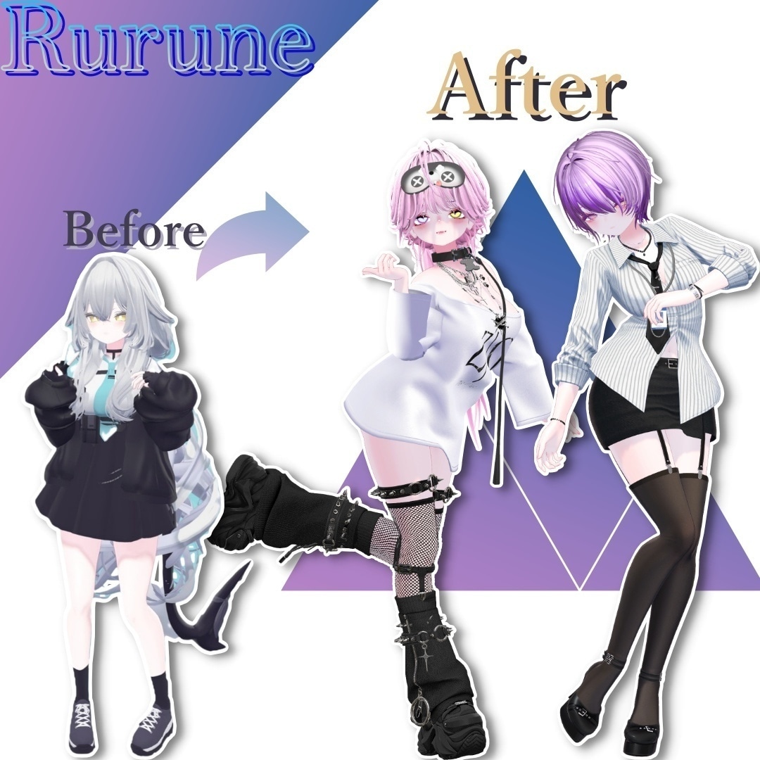 VRchatアバター、心を込めて改変代行いたします 【あなたの声に合ったアバター改変も！】 イメージ7