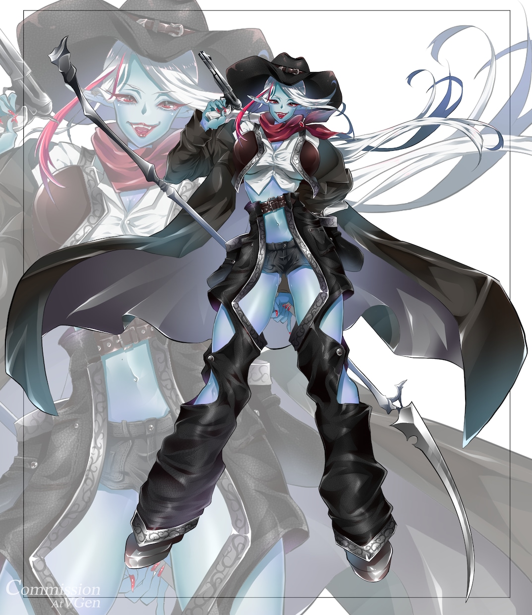 オリジナルデザインアニメ調・厚塗りの立ち絵描きます TRPG・立ち絵・配信・ゲームに使える！カラフル衣装デザイン イメージ9