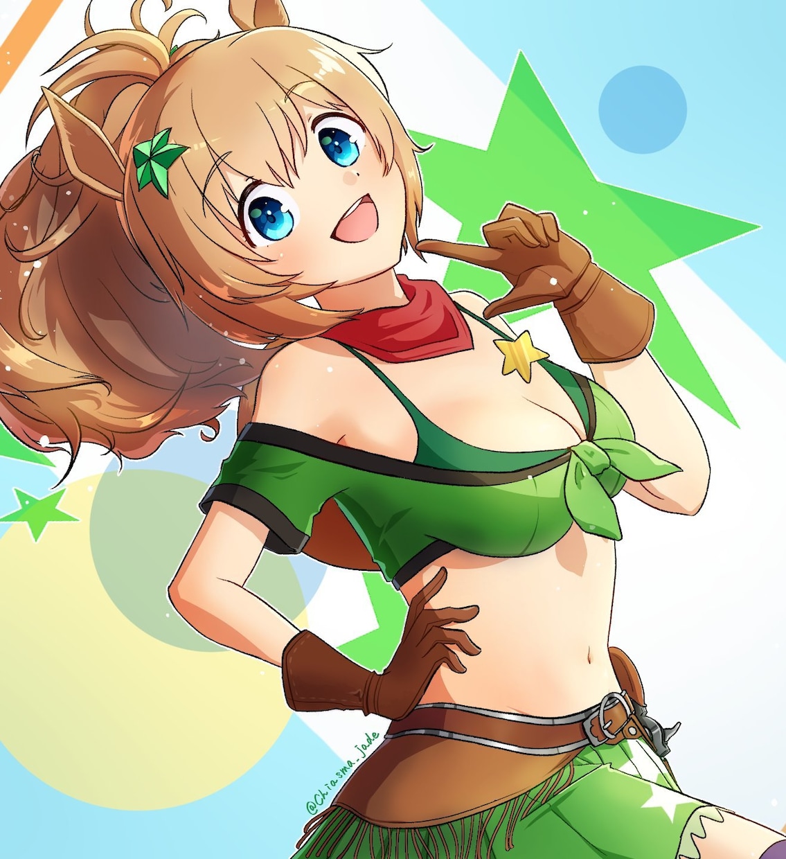 とぅる目がポイントのイラスト作成します VTuberの方もぜひ！女の子特化型イラストレーターです イメージ3