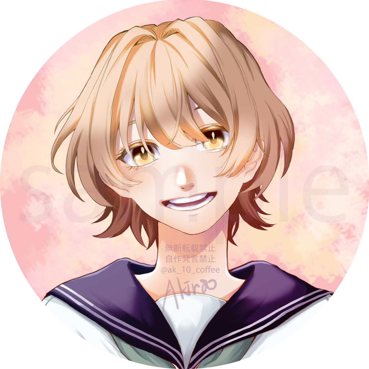 アイコンサイズイラスト（バストアップ）制作します SNSや配信活動のお役に立てれば光栄です！ イメージ3