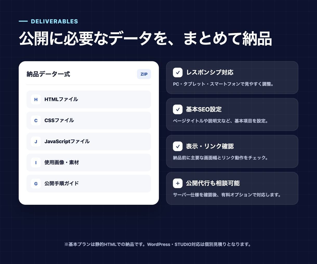 生成AIで成果を意識したLPを制作します 構成・文章・デザイン・実装・公開まで一貫対応 イメージ7