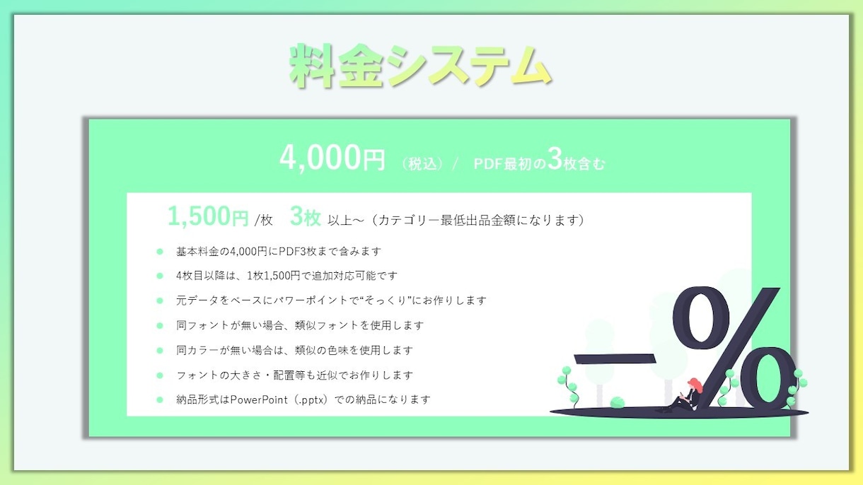 PDFをパワポで”そっくり”再現します 元データを無くしてしまったあなたへ、そっくりにデザインします イメージ4