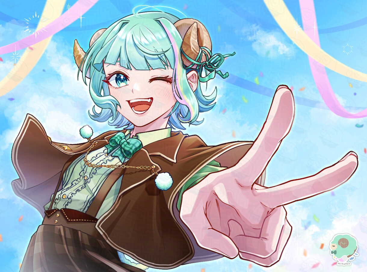商用利用可！キラキラ明るい一枚絵描きます サムネイルなどにご利用可能です！ イメージ10