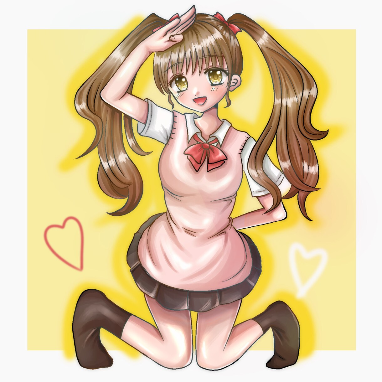 可愛いイラストを描きます 可愛い女の子のイラストを描きます イメージ1