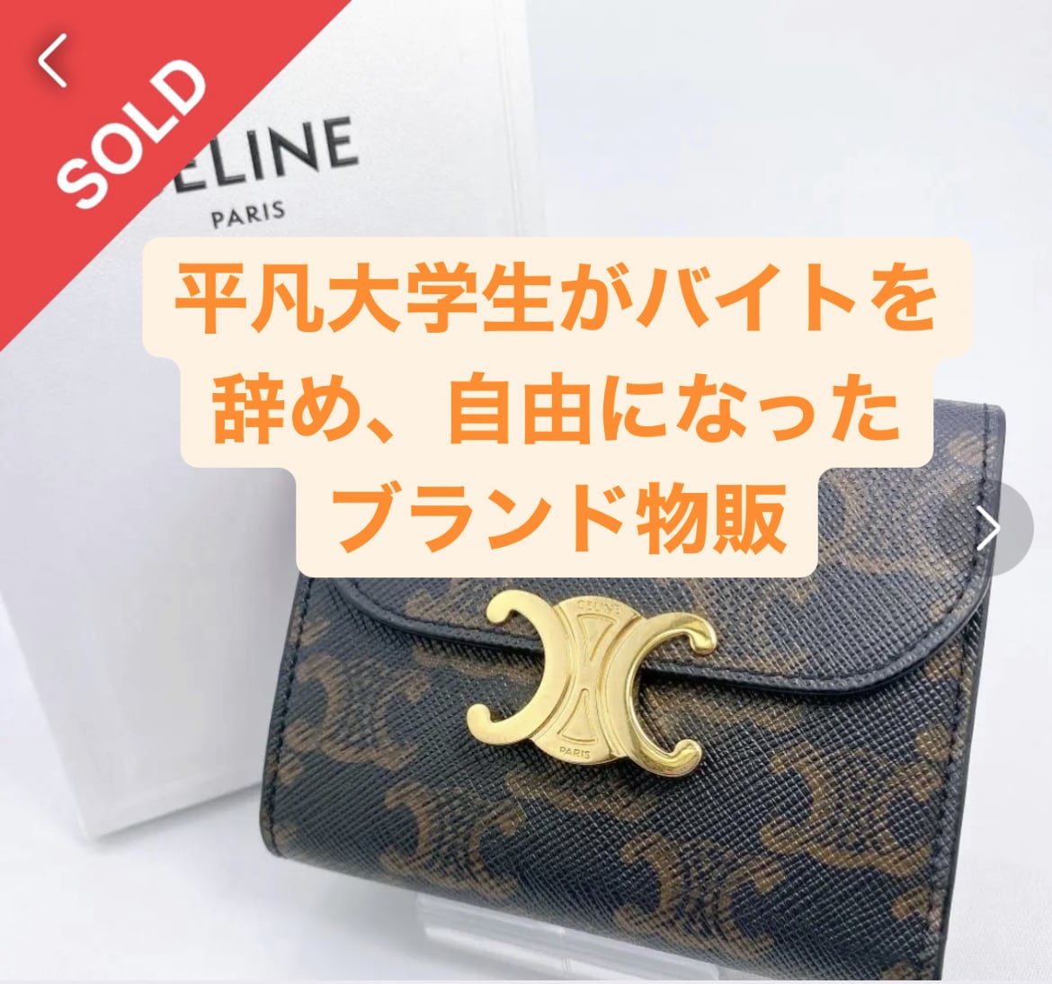 すきま時間で出来るブランド物販マネタイズ教えます 普通の平凡大学生がバイトをやめて自由になった方法を紹介！ イメージ1