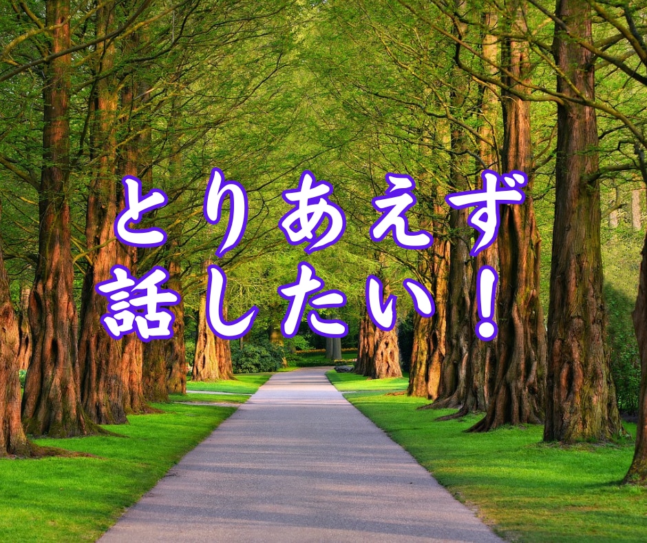 話して気分スッキリ❗️どんなお話もじっくり聴きます 共感力高めの関西人による傾聴☘️愚痴・雑談も大歓迎です✨ イメージ2