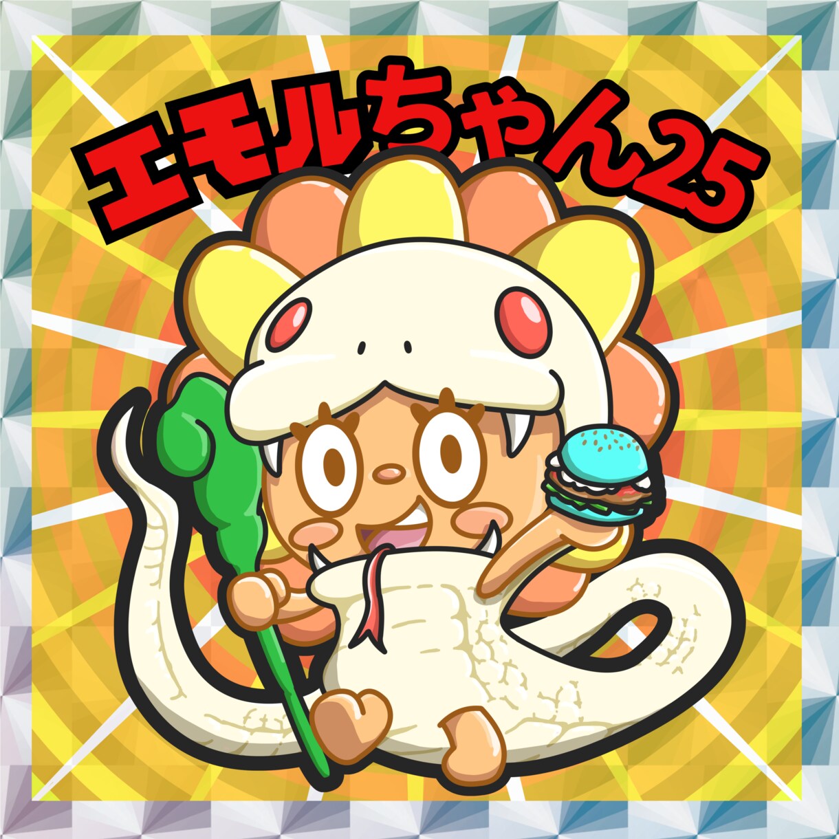 ビックリマン風おまけシールイラスト作成します 名刺代わりにかわいいイラストであなたをアピール！ イメージ2