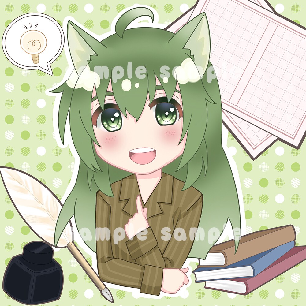 ココナラのサムネイルでお悩みの方へ！作成代行します とにかく！かわいいイラストです！アイコンやヘッダーも見積OK イメージ2