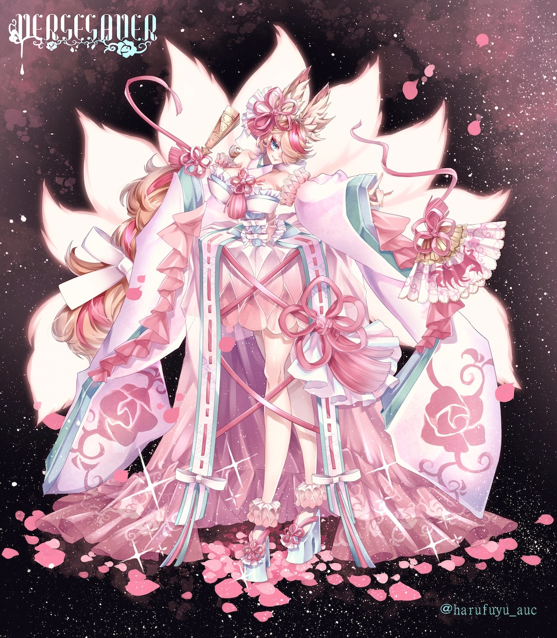 キャラクターの立ち絵や一枚絵を描きます あなたの創作キャラをきらきら華やかな絵柄で表現します！ イメージ4