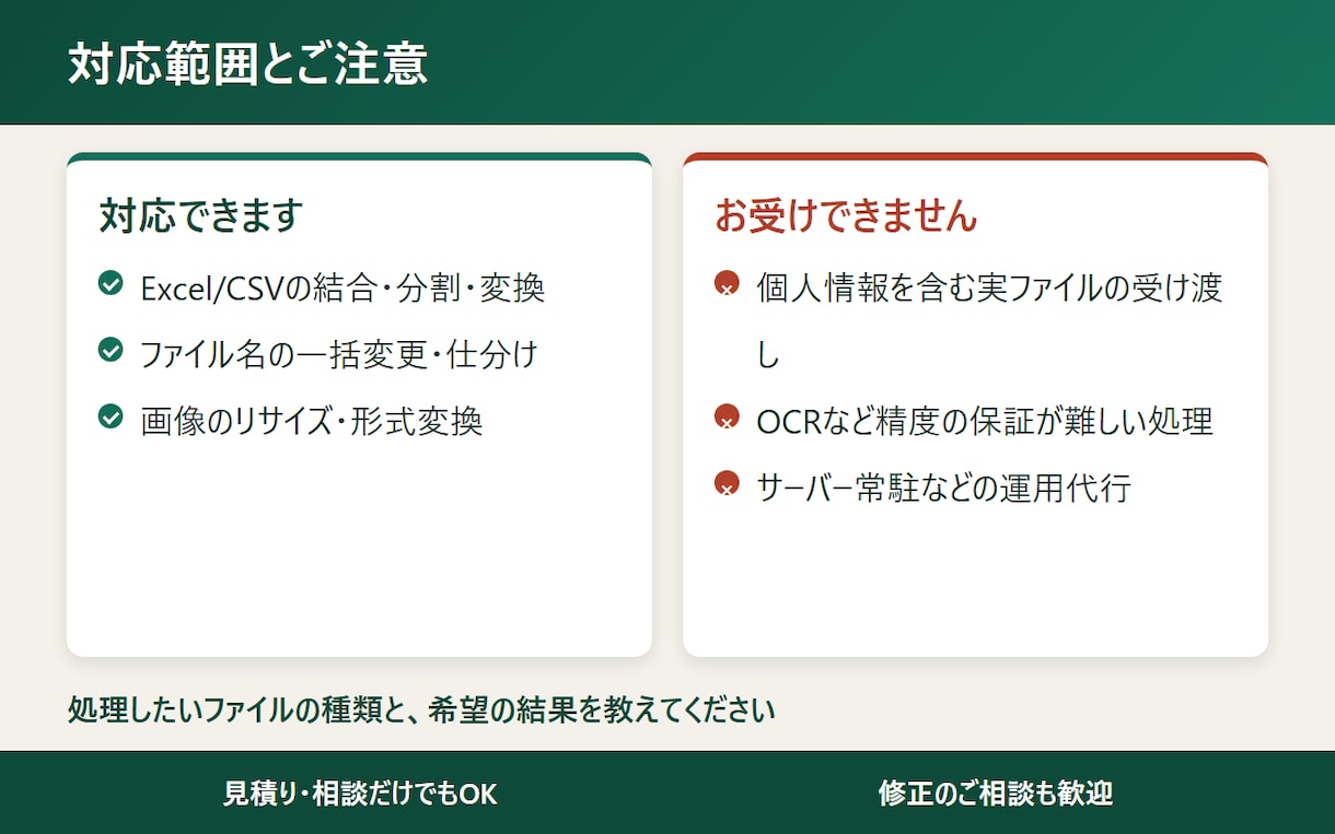 Pythonでファイル一括処理を自動化します Excel・CSV・画像の変換や整理をまとめて処理 イメージ4