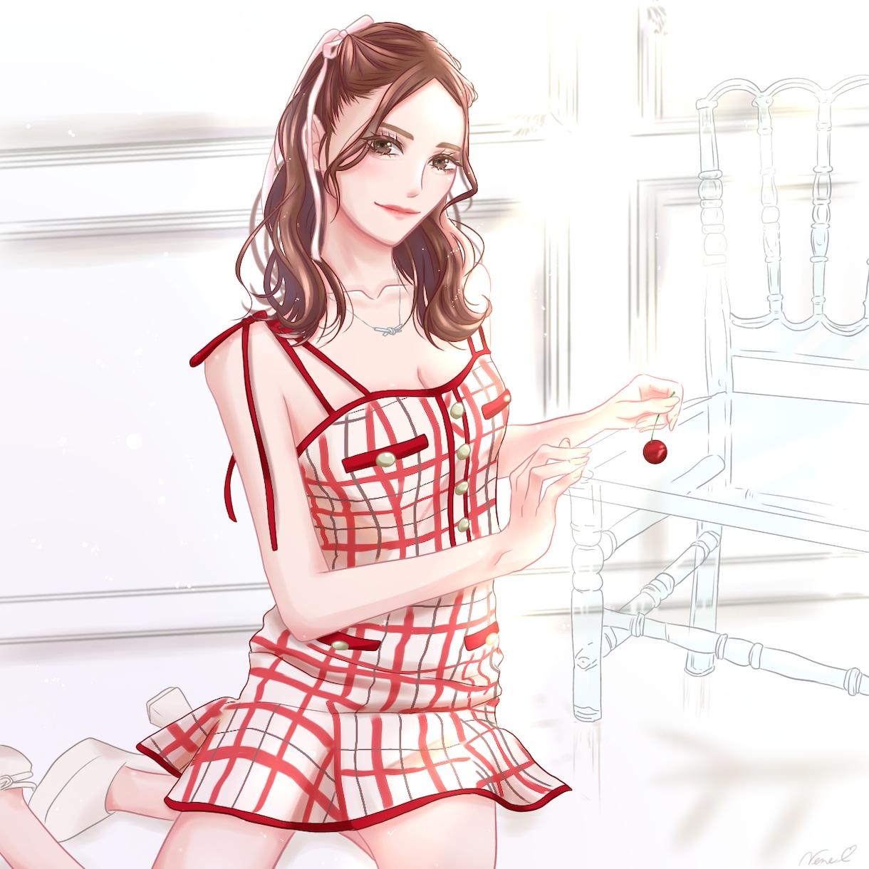 アイドルの似顔絵実績有！エモい似顔絵描きます NFTartistが映えるイラストを描きます！！グッズ化も◎ イメージ4