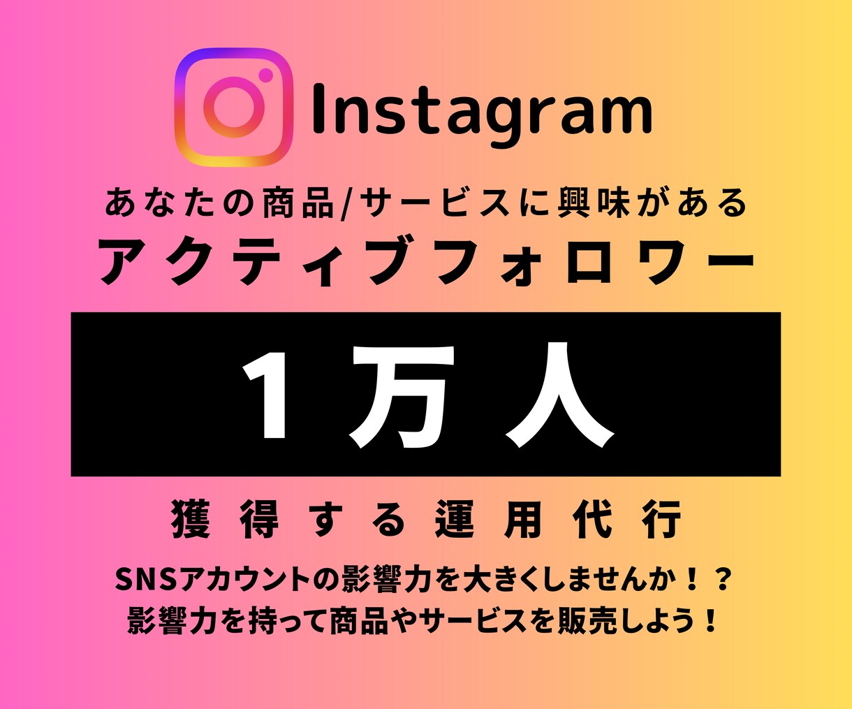 実績多数インスタ1万人フォロワー獲得運用代行します コンテンツ制作×広告運用でインスタフォロワー増やします！ イメージ1