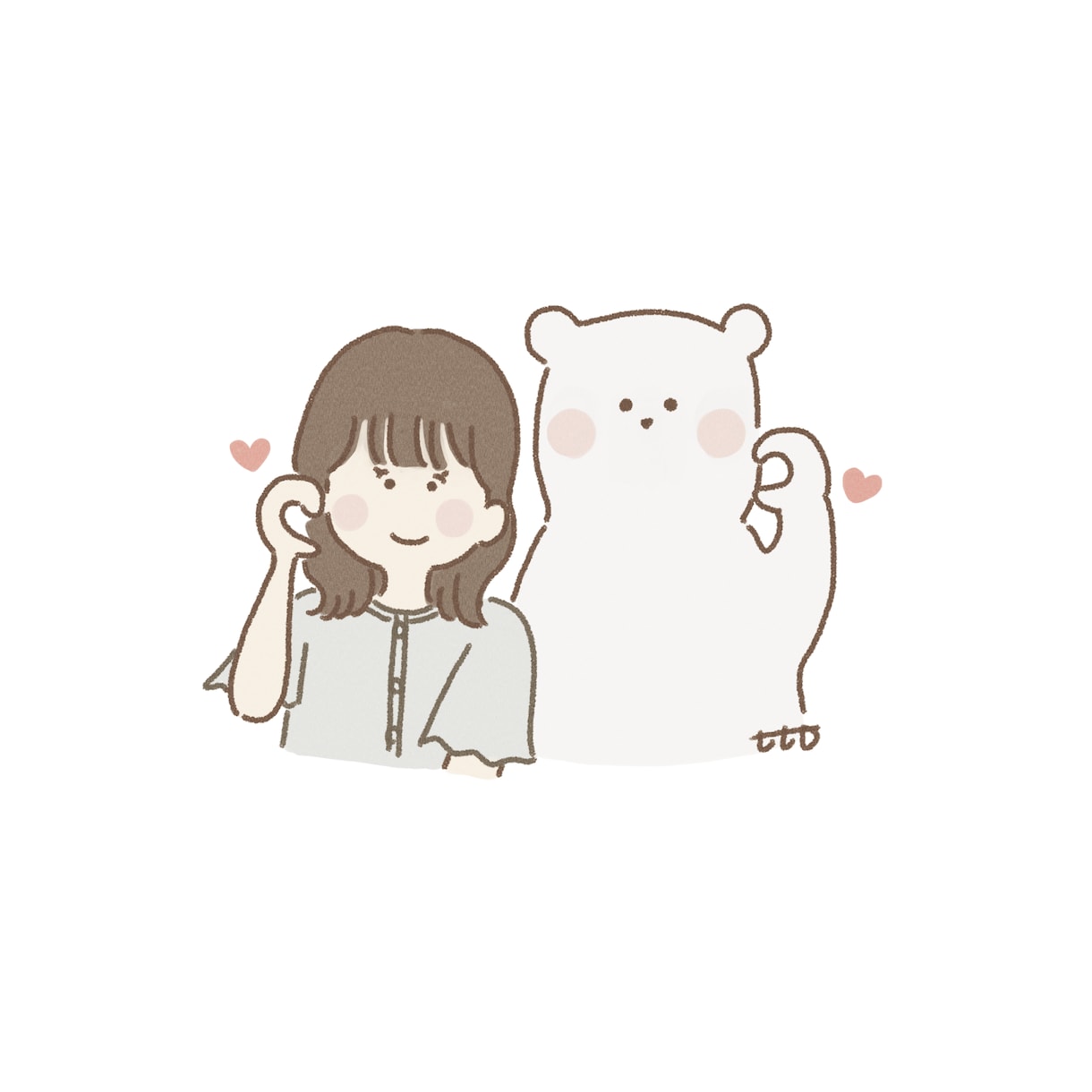 ゆるふわな似顔絵を描きます 結婚式・記念日のプレゼントやSNSアイコンなどにどうぞ イメージ8