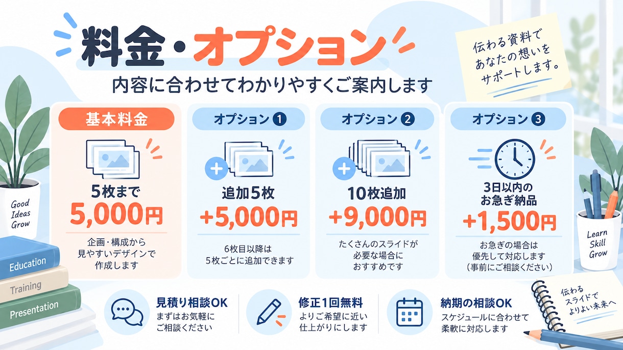 教育・研修向けのPowerPoint資料を作ります 教育現場の経験を活かし、伝わる資料に仕上げます イメージ4