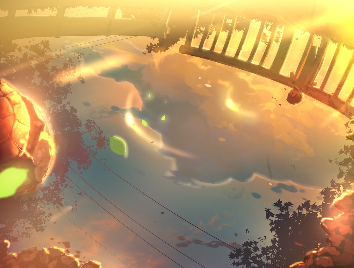 空・風景・人物のイラストを制作します 鑑賞用から小説の表紙・挿絵、動画背景まで、空や風景を描きます イメージ6