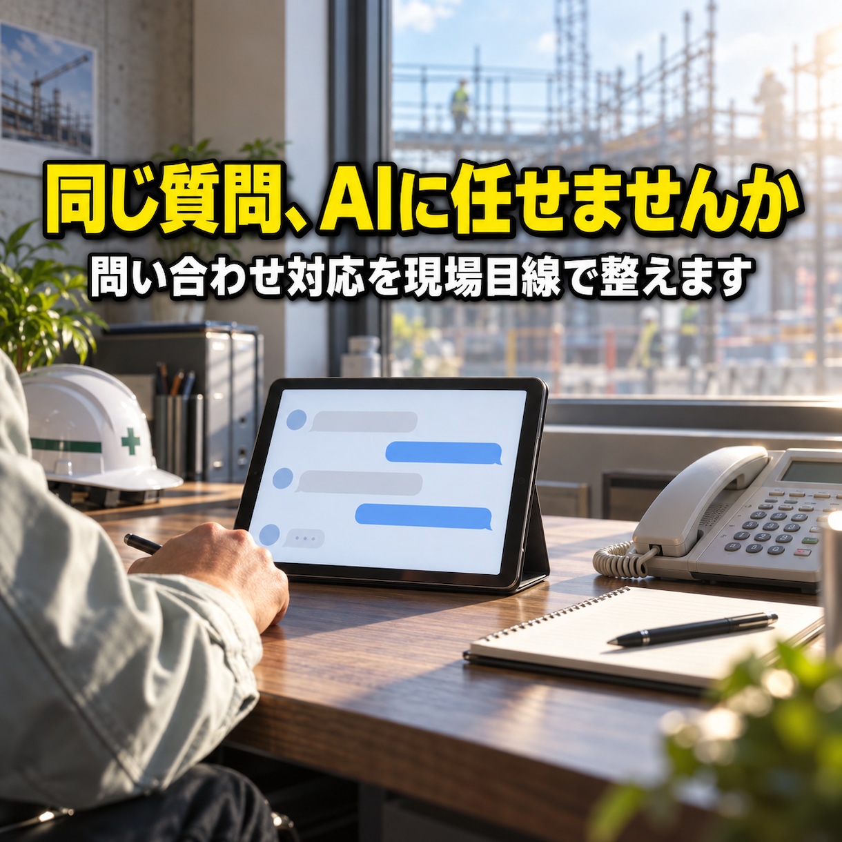 AIチャットボットを制作します 問い合わせ対応を現場目線で整えます イメージ1