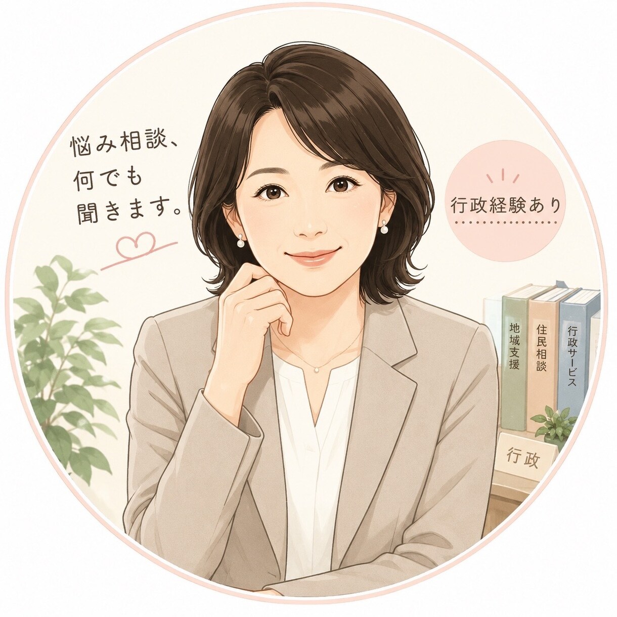 なんでもお話聞きます 行政勤務経験を活かしたアドバイス イメージ1