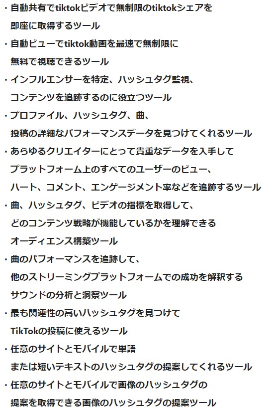 動画SNSで集客したい人にツールを提供します TikTokのツールとユーチューブ動画の作り方 イメージ6