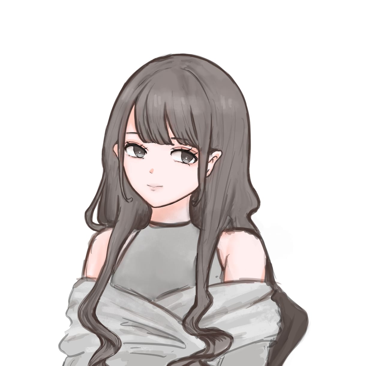 セミ厚塗りのキャラクターイラスト制作します あなただけの一枚を丁寧に描きます イメージ1