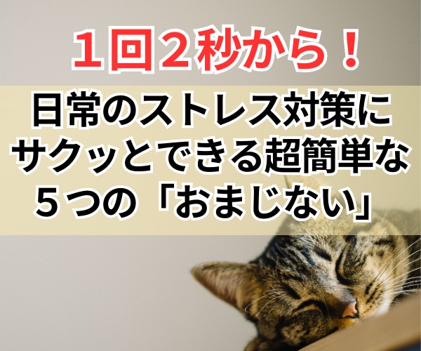 すぐできる心のちょっとしたゆとりの作り方教えます お金も時間もかけない今日からできる超簡単なストレス解消法5選 イメージ4