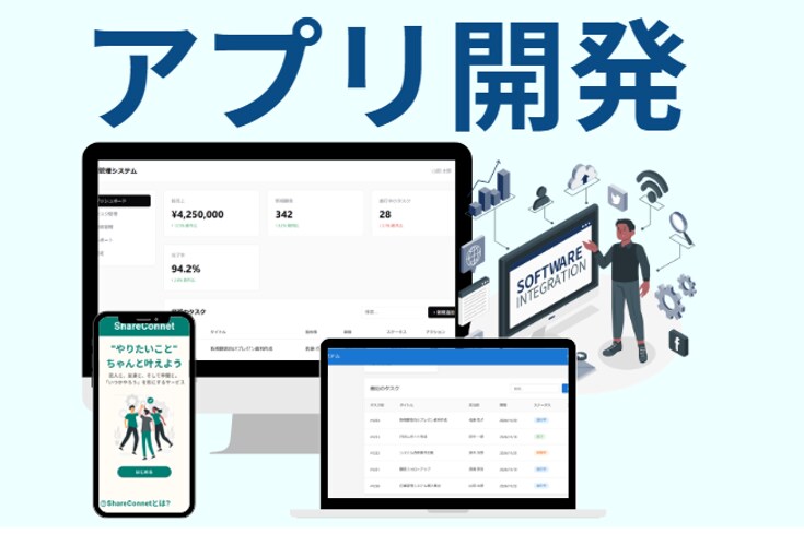 UI/UX重視のWebアプリ開発します 設計から運用まで丸ごと対応OK！ イメージ1
