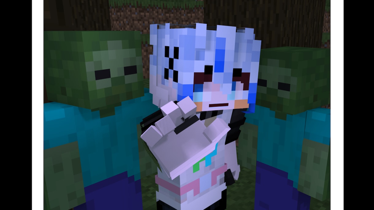 格安でMinecraftスキン・サムネを制作します Vtuber・配信者・準備中・配信しない方々も大歓迎！ イメージ2