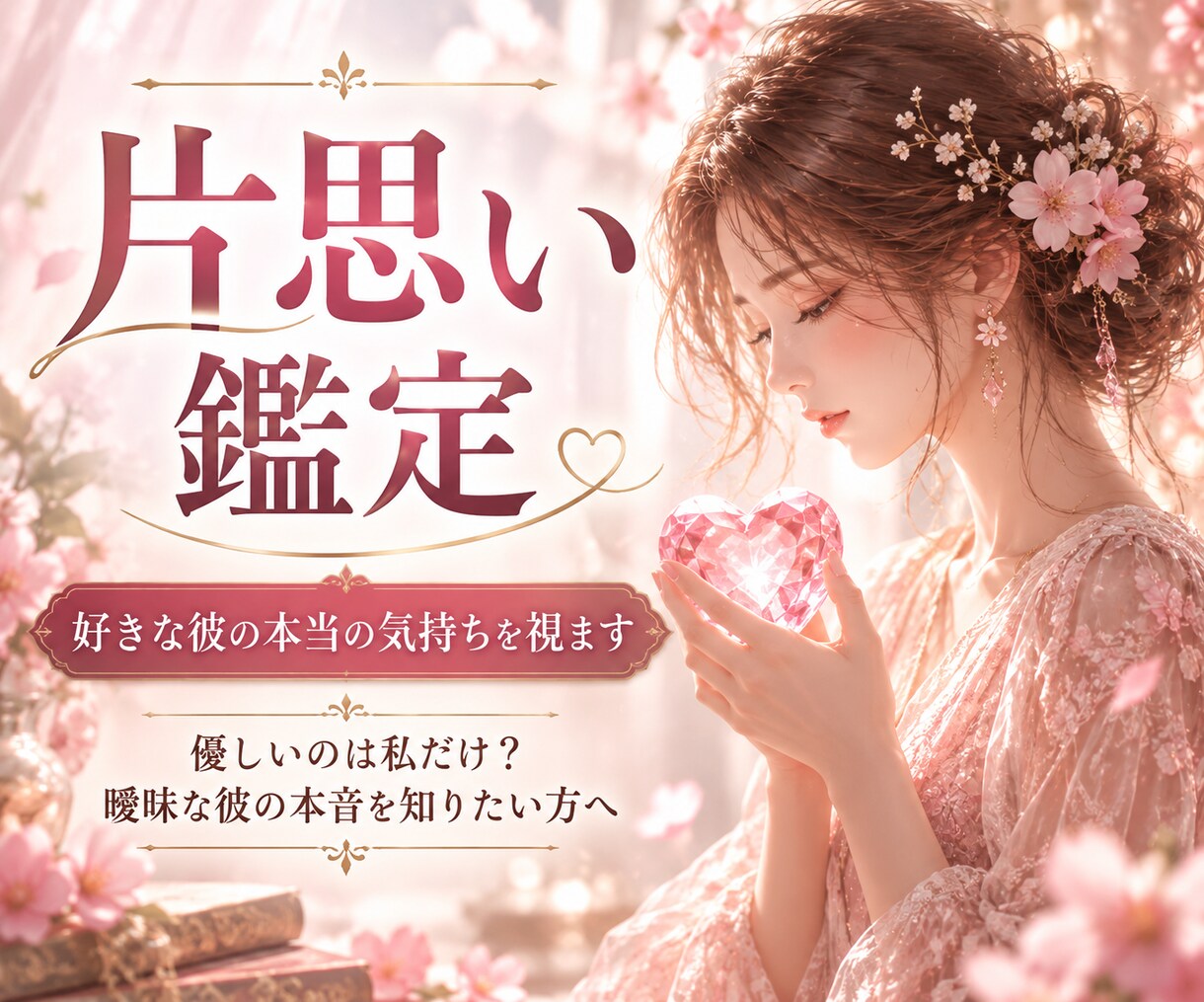 片思い｜好きな彼の本当の気持ちを視ます 優しいのは私だけ？曖昧な態度の彼の本音を知りたい方へ イメージ1