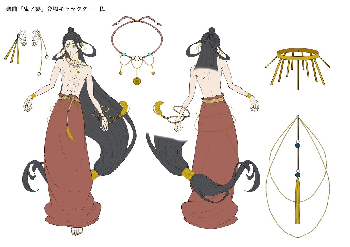 VTuber小説ゲーム等のキャラデザ立ち絵描きます 色気あるかっこいい、美しい、かわいい男子メイン！ イメージ4