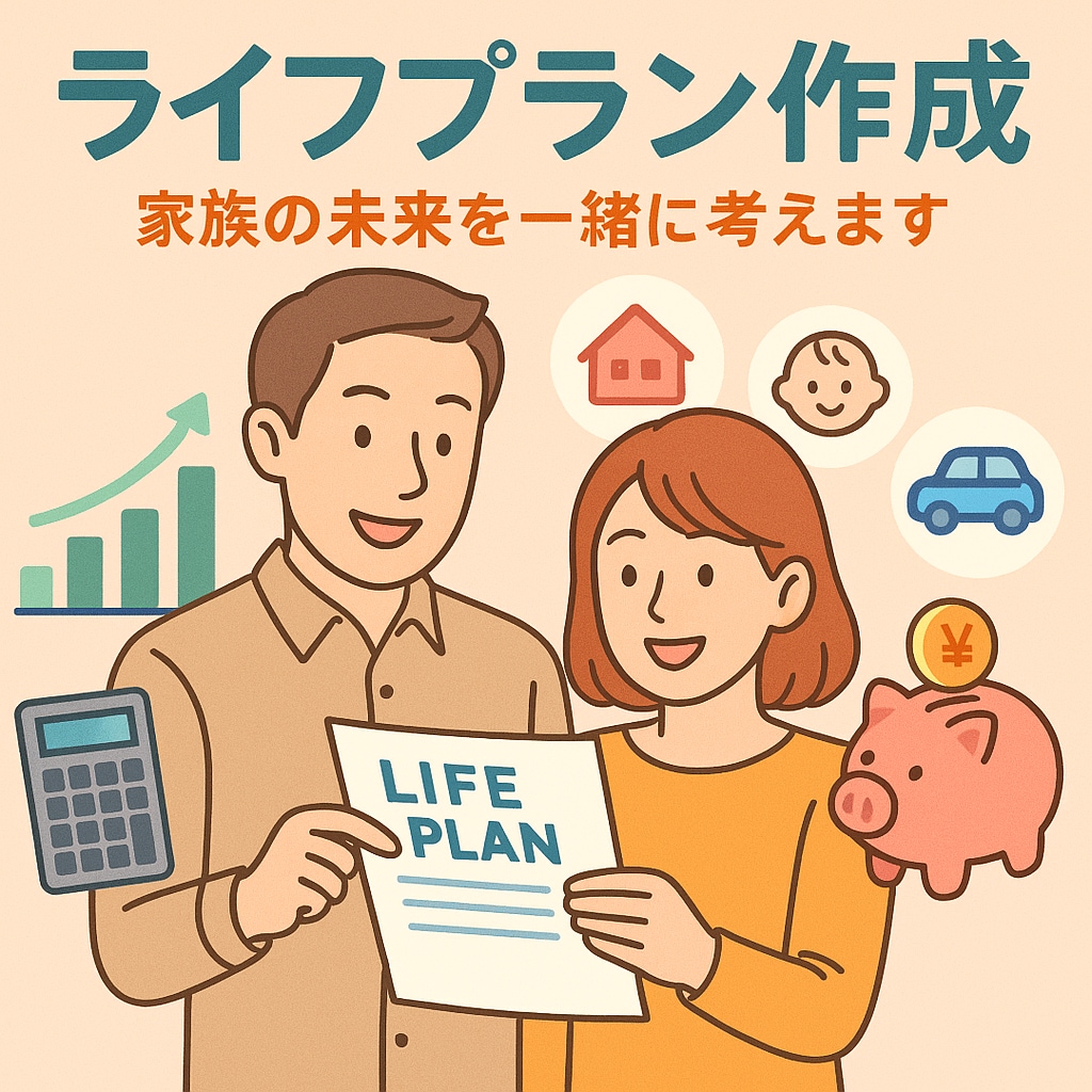 子育て世代のためのライフプランを作成します 教育・老後・住宅、家族にまつわるお金の課題を解決します イメージ1