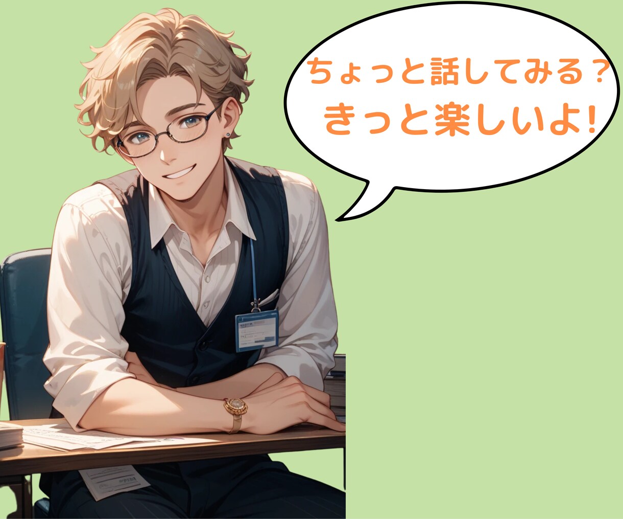 カウンセラーが楽しく何でも聞いちゃいます ✨雑談・愚痴・相談なんでもOK！気軽に話しましょう♪ イメージ1