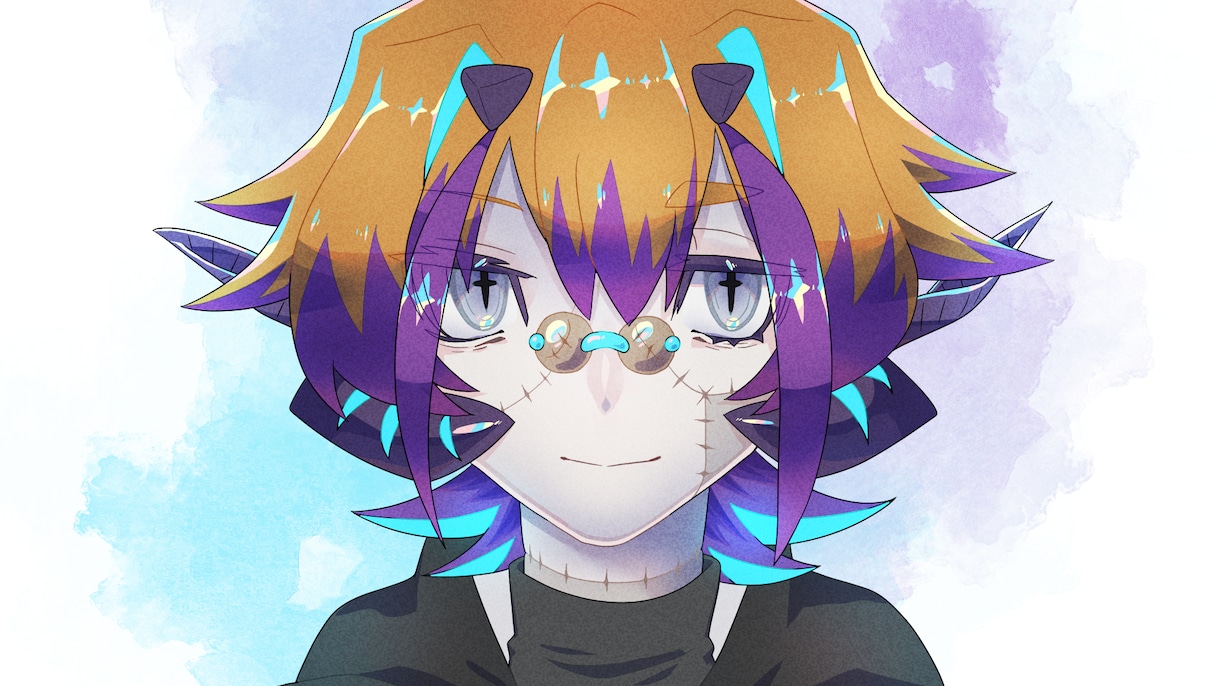 ポップな動画イラスト・立ち絵・アイコンなど描きます VTuberさん・歌い手さん・TRPGプレイヤーさんへ！ イメージ1