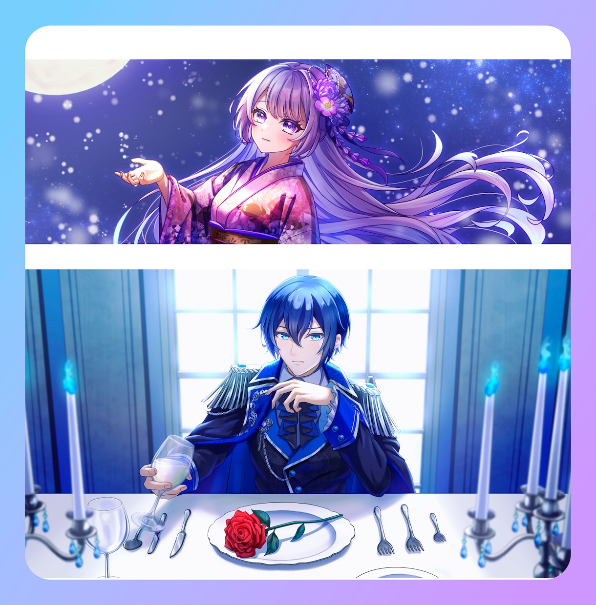 一枚絵を制作いたします 商用利用可能！MVや配信、グッズに！あなたの物語を描きます！ イメージ5