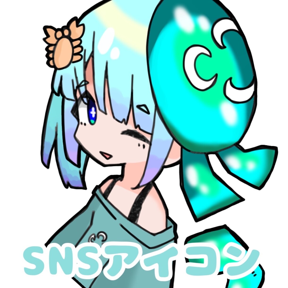 SNSアイコンを描かせていただきます SNSやプロフィール等で使えるアイコンイラストを描きます イメージ1